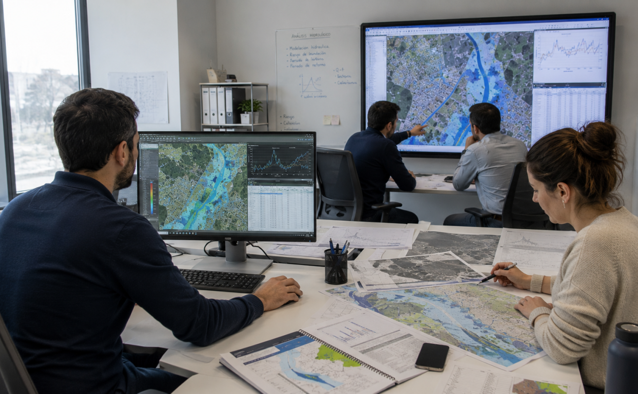 VKM Estudios Inundabilidad · Estudios de Inundabilidad y Análisis de Riesgos Hidráulicos para Proyectos, Terrenos y Actividades en Lleida